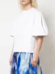 Carolina Herrera wide pleat crew neck T-shirt