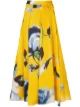 Image 1 of Carolina Herrera floral print A-line skirt