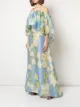 Carolina Herrera floral-print off-shoulder gown