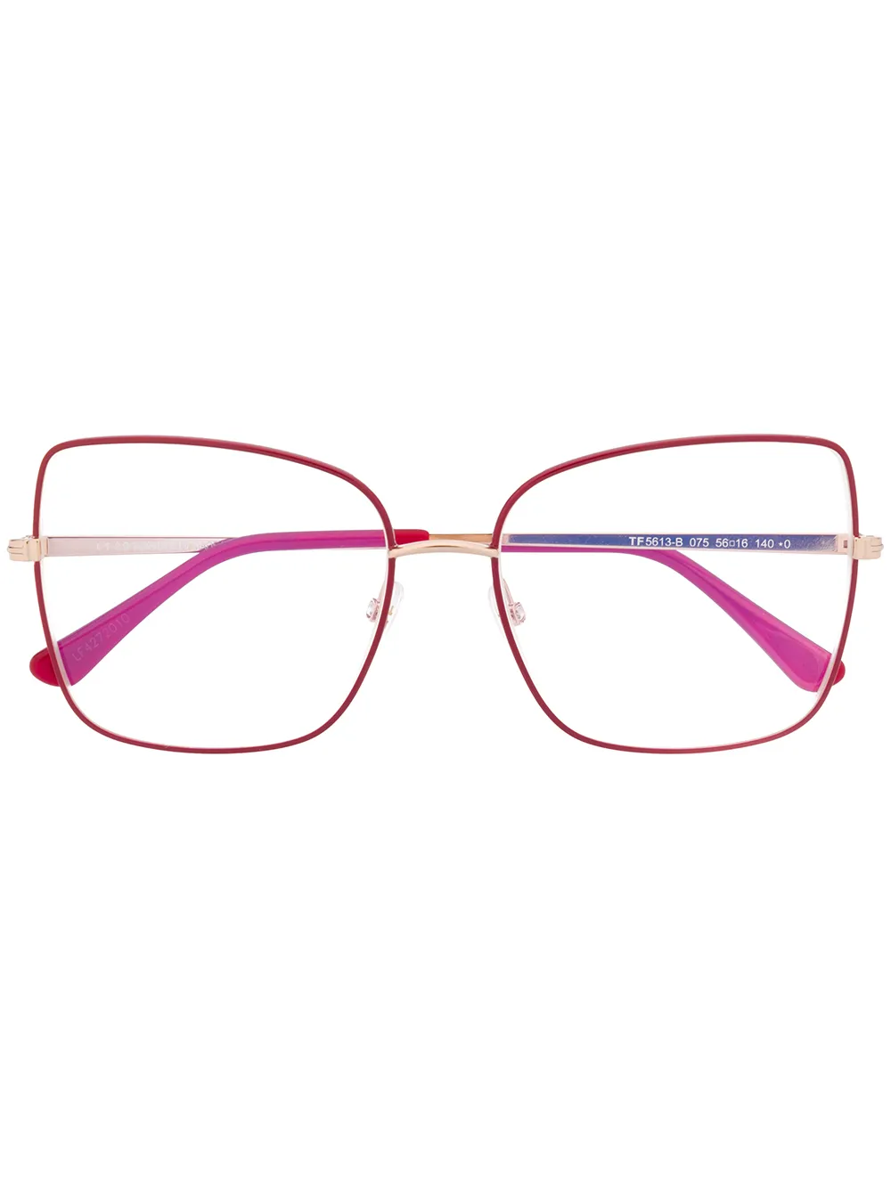 Tom Ford Ft5613b Butterfly-frame Glasses In Gold