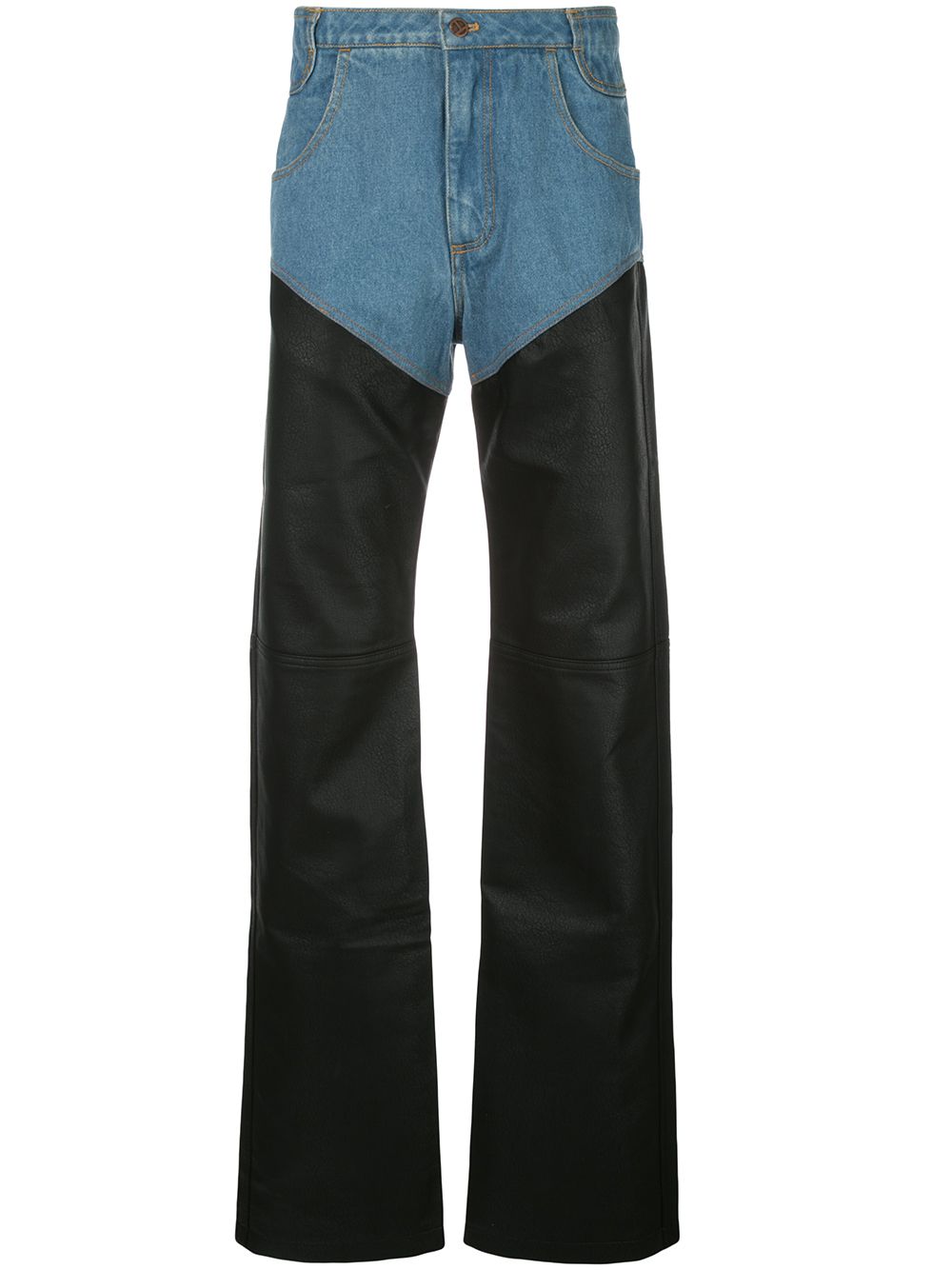 фото Telfar panelled straight-leg jeans