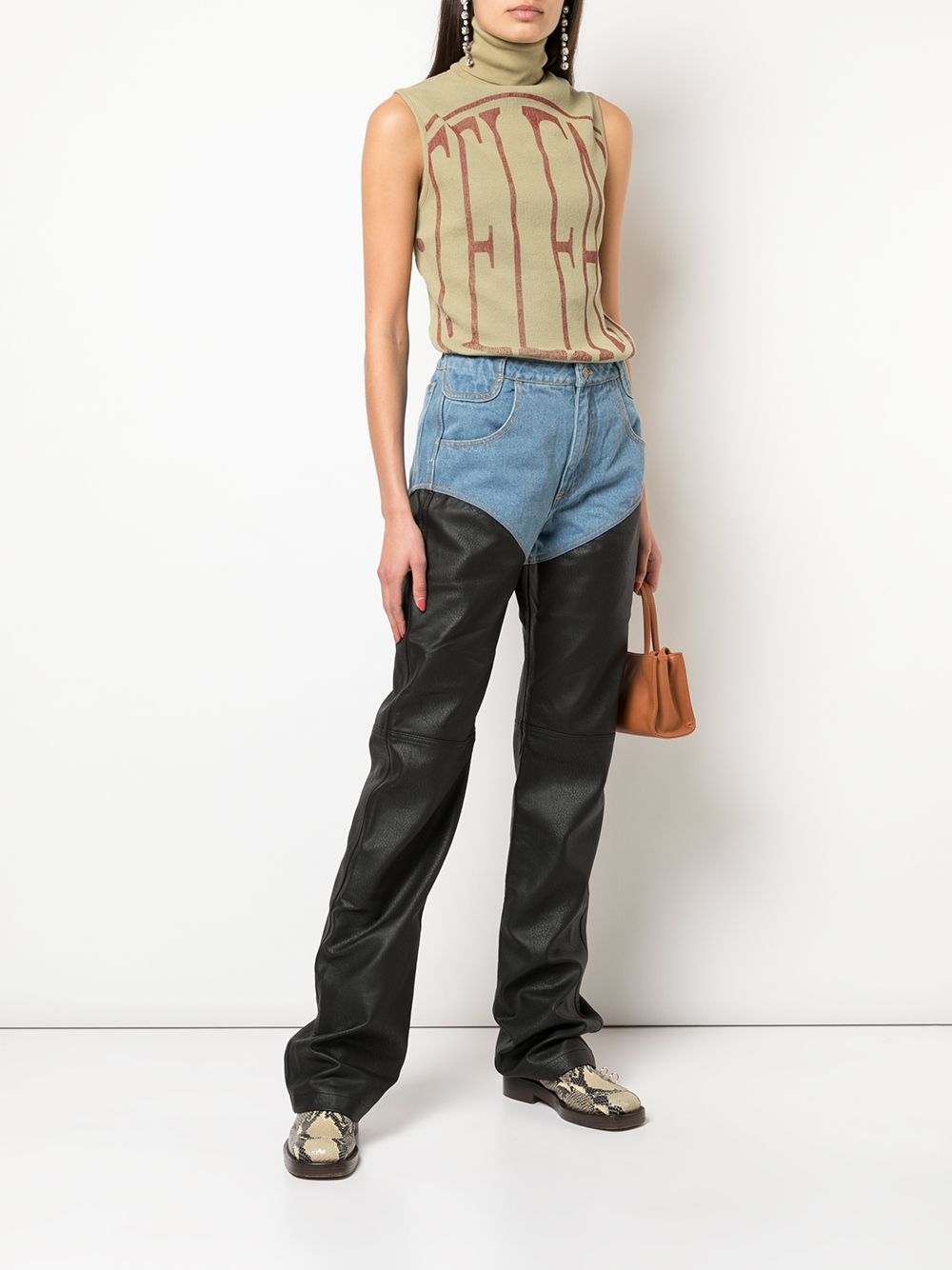 фото Telfar panelled straight-leg jeans