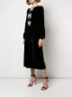 Saloni SALONI 10327 02/5379-BLACK/PEARL BOWS Natural (Veg)->Cotton