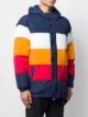 Fila colour-block puffer jacket