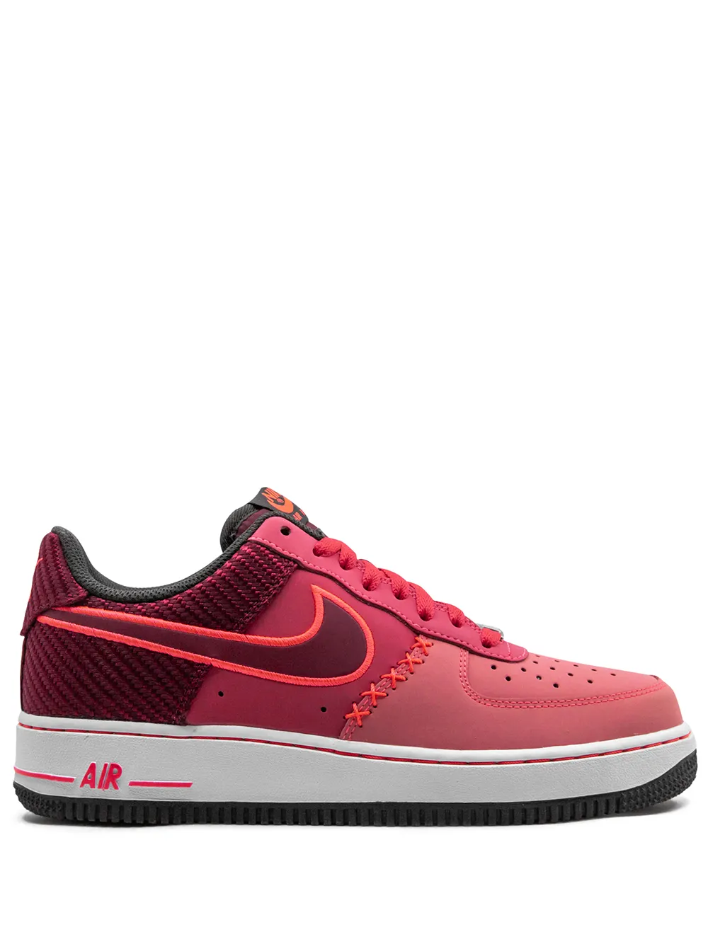 red leather air force 1