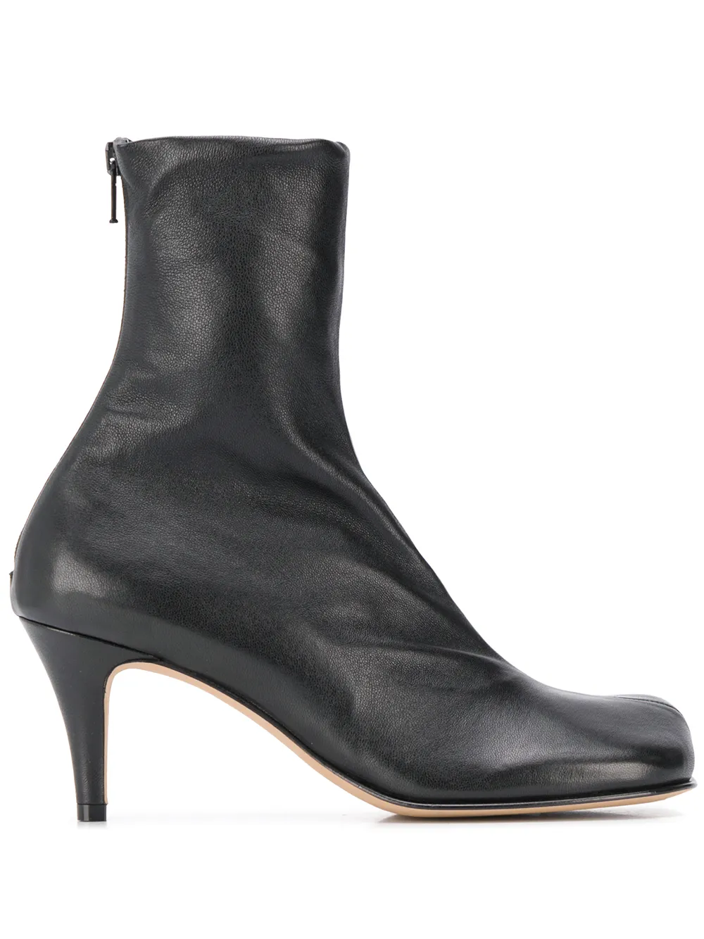 Bottega Veneta heeled square-toe ankle boots