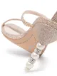 Sophia Webster Rosalind glitter-effect embellished heel sandals