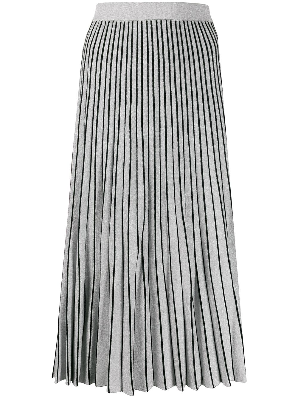 фото Proenza Schouler юбка в полоску с эффектом металлик