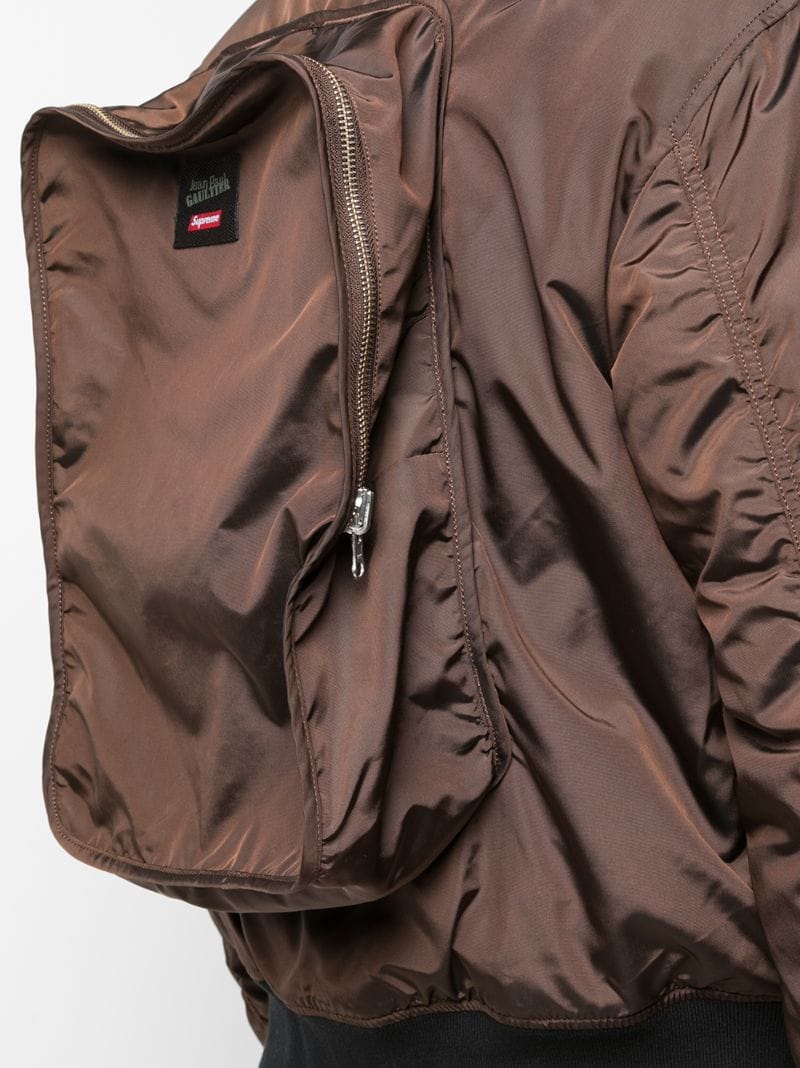 Shop Supreme X Jean Paul Gaultier Backpack Jacket In Brown