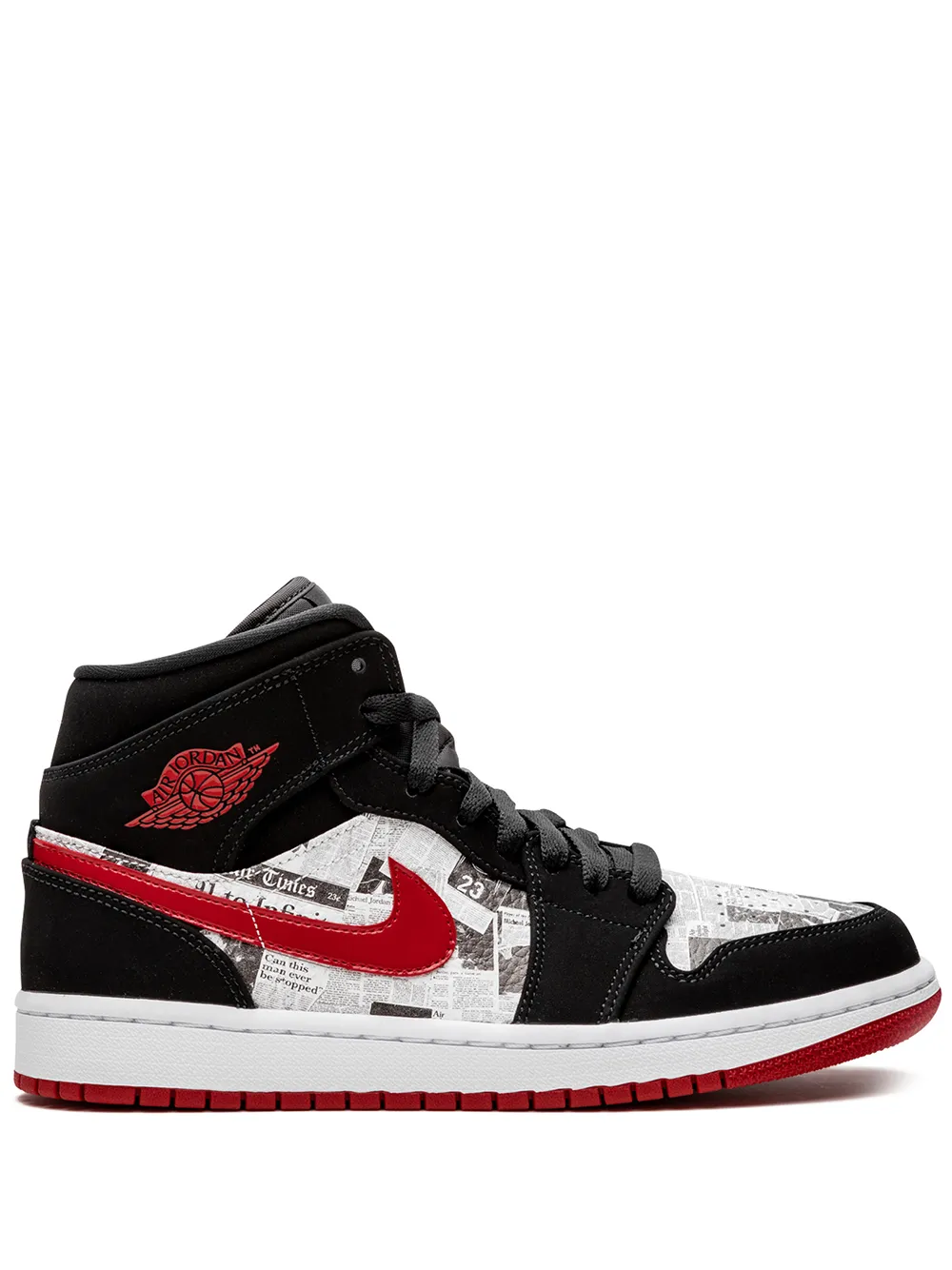 jordan 1 red newspaper