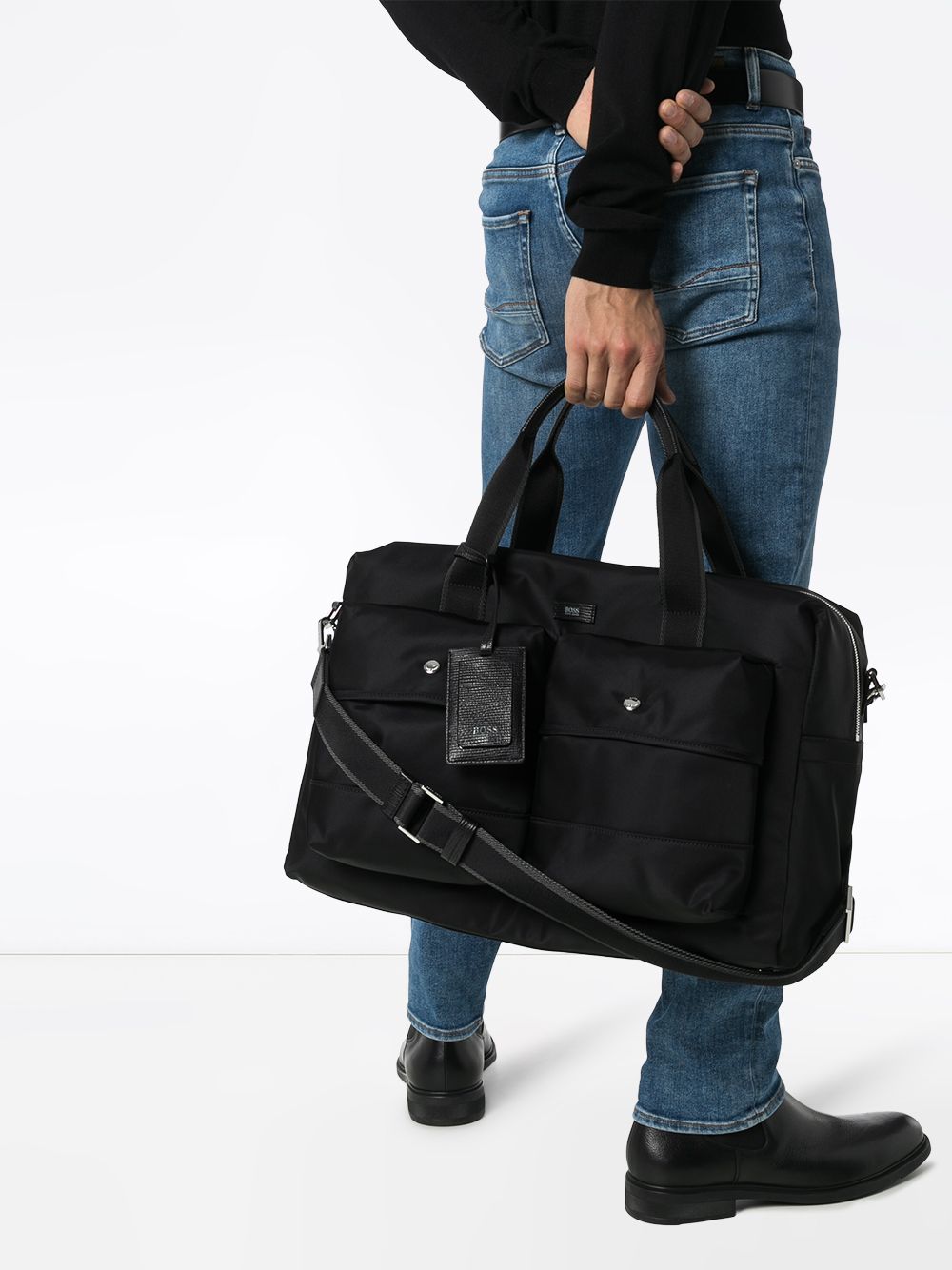 фото Hugo Hugo Boss black meridian utility pocket holdall