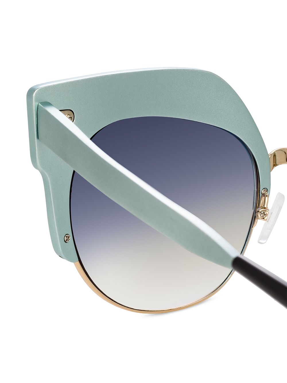 фото Matthew Williamson MW181C1SUN BLUE ALU LT GOLD BLUE GLITTER JADE