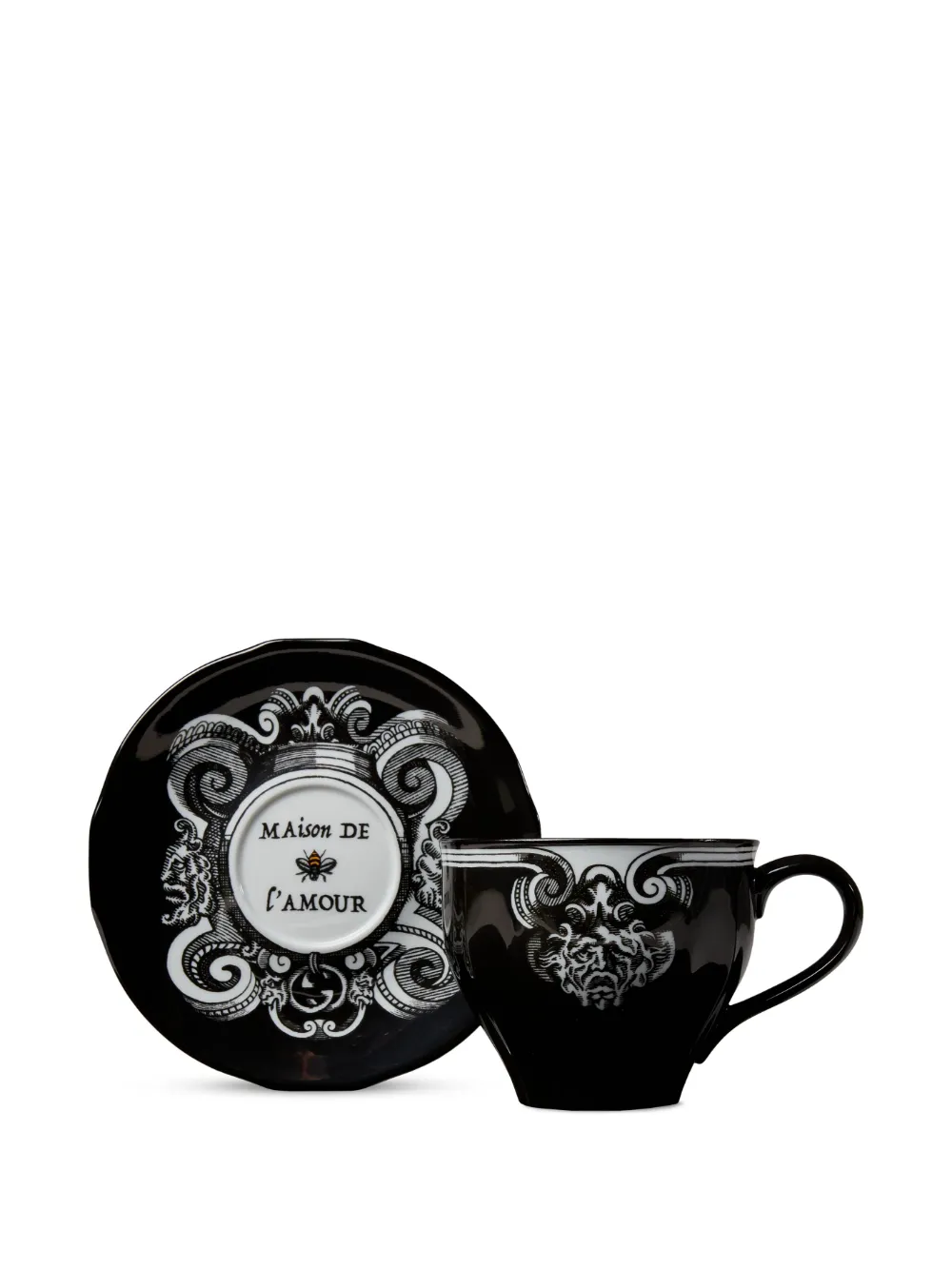 Image 2 of Gucci Star Eye porcelain teacup and saucer set (8.7cm x 13.8cm)
