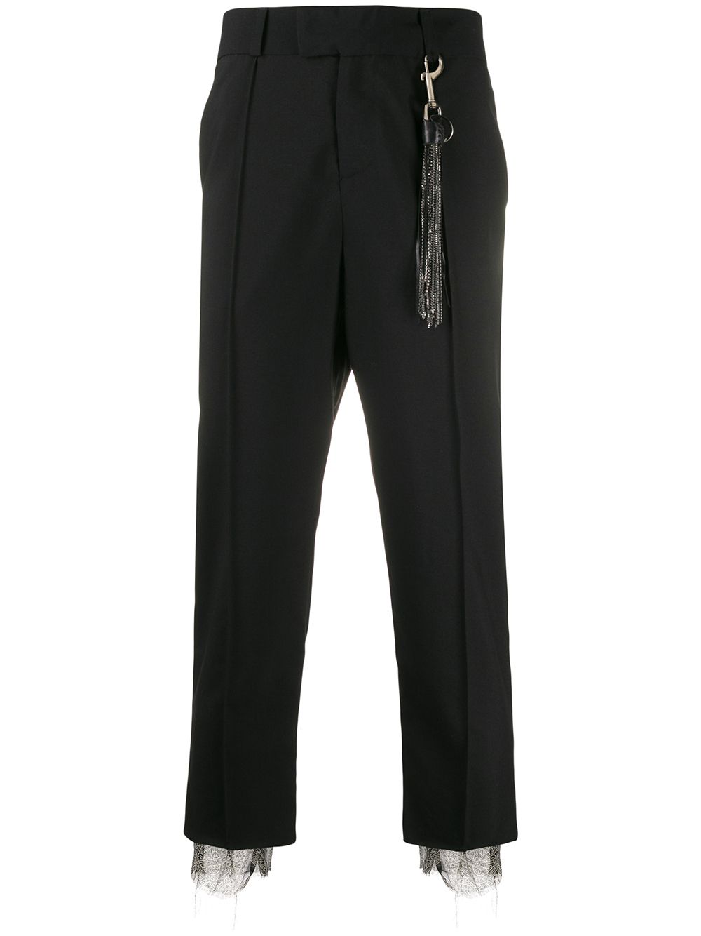 фото Nahmias chain tassel bandana-trimmed cropped trousers