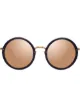 Image 1 of Linda Farrow mirrored round-frame sunglasses