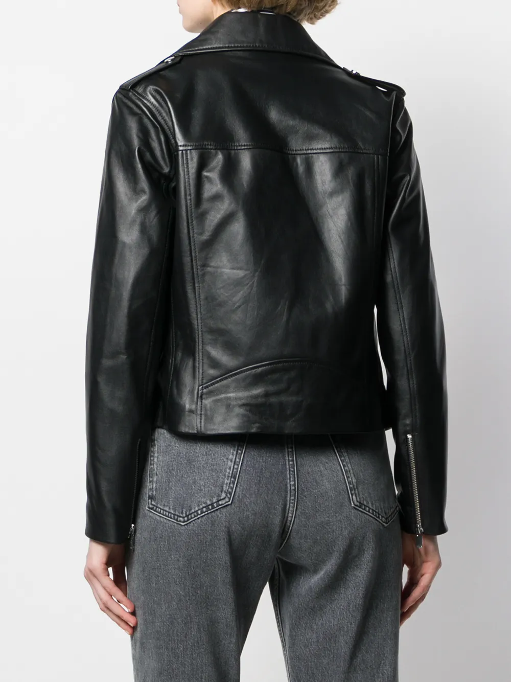 Arma Klassische Bikerjacke Farfetch Lederjacken für Damen von Arma Farfetch