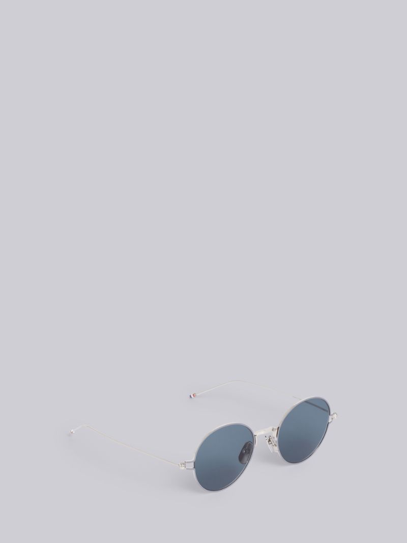 TB915 - Silver Round Eye Sunglasses