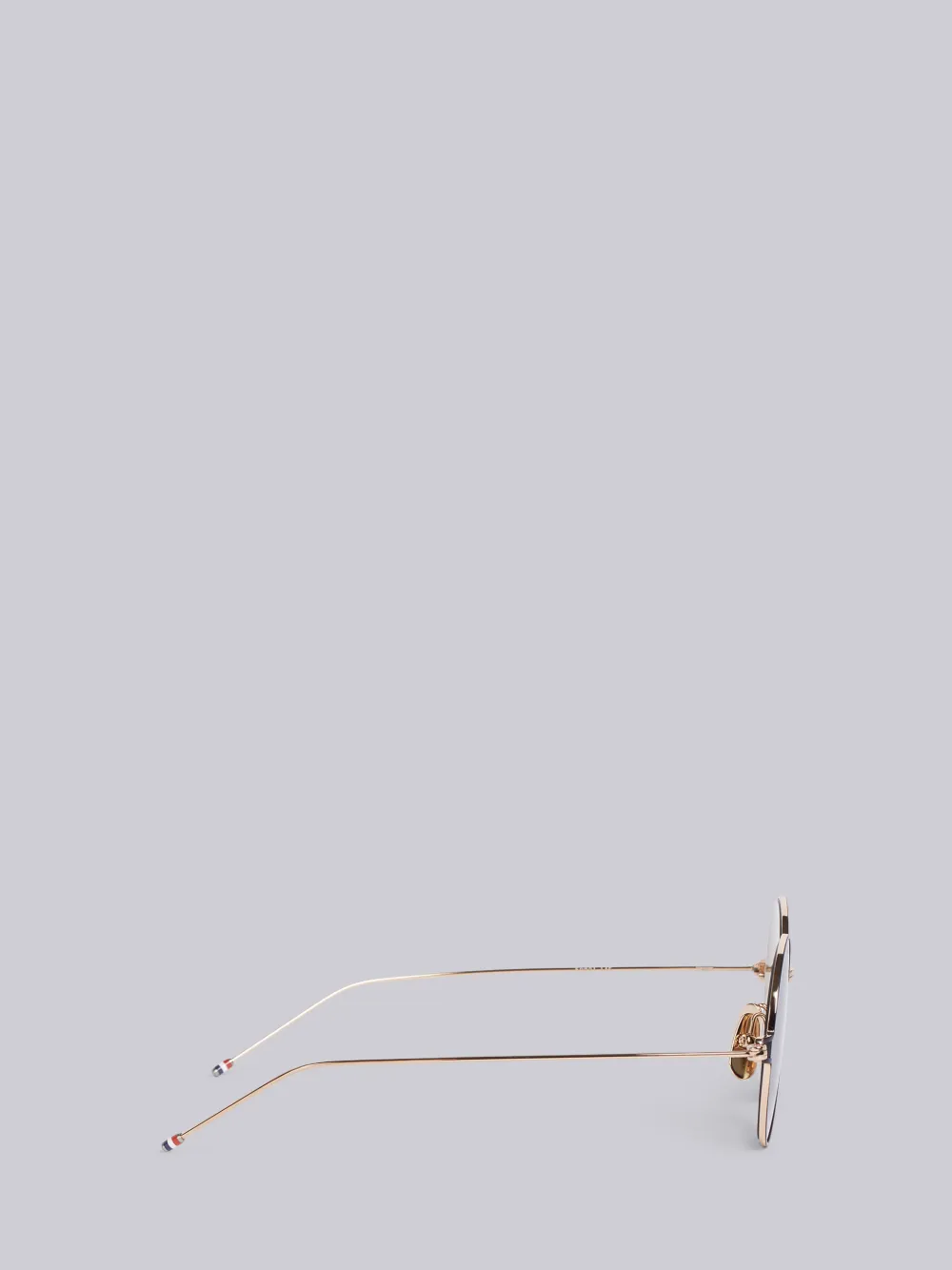 THOM BROWNE THOM BROWNE EYEWEAR TB915 - GOLD ROUND EYE SUNGLASSES,TBS91514622589