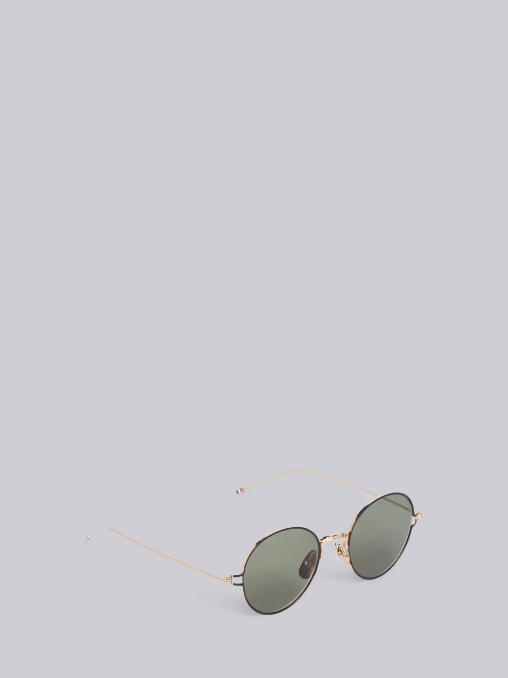 THOM BROWNE THOM BROWNE EYEWEAR TB915 - GOLD ROUND EYE SUNGLASSES,TBS91514622589
