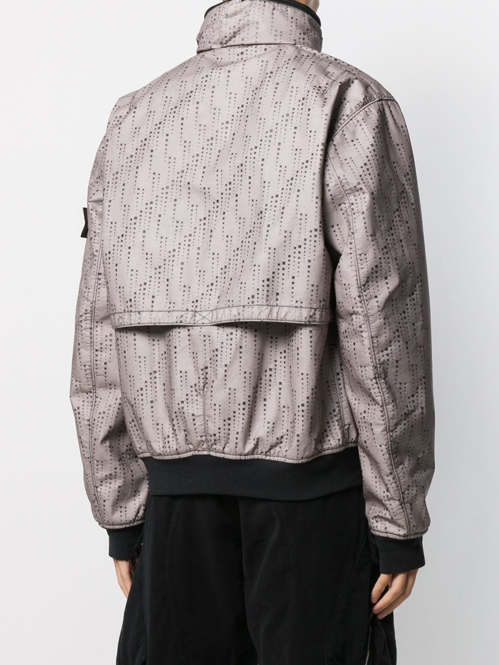 фото Stone Island Shadow Project abstract print jacket