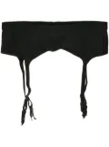 Wolford satin stocking belt - Black