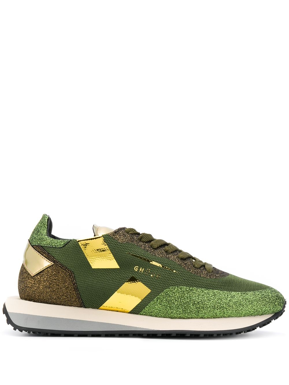 Ghoud Star Glitter Low-top Trainers In Green