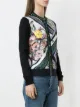 Tory Burch Silk-Front Cardigan