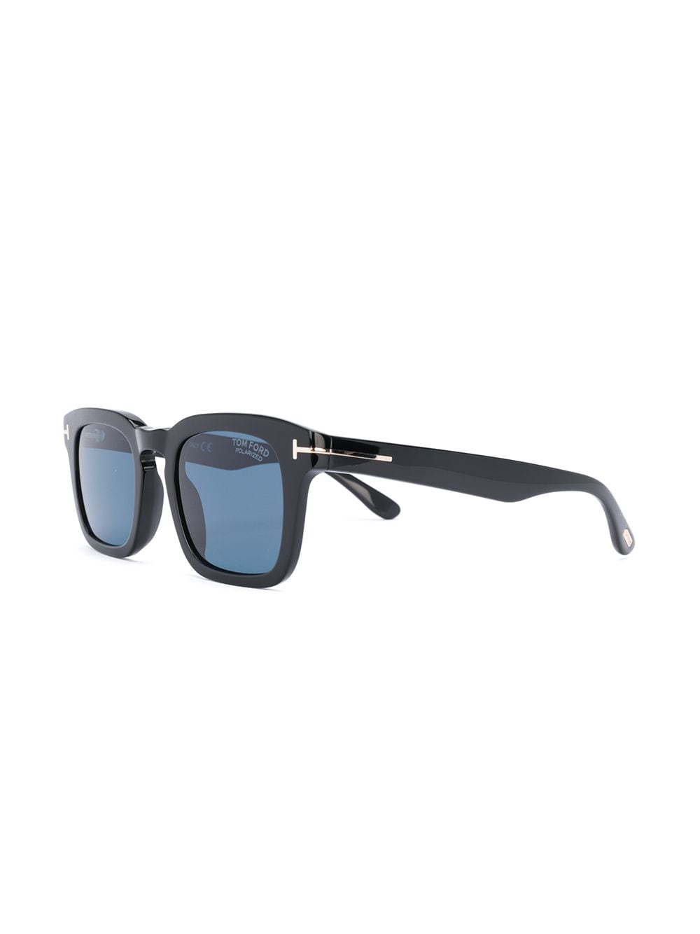 TOM FORD Eyewear FT0751 zonnebril met vierkant montuur - Zwart