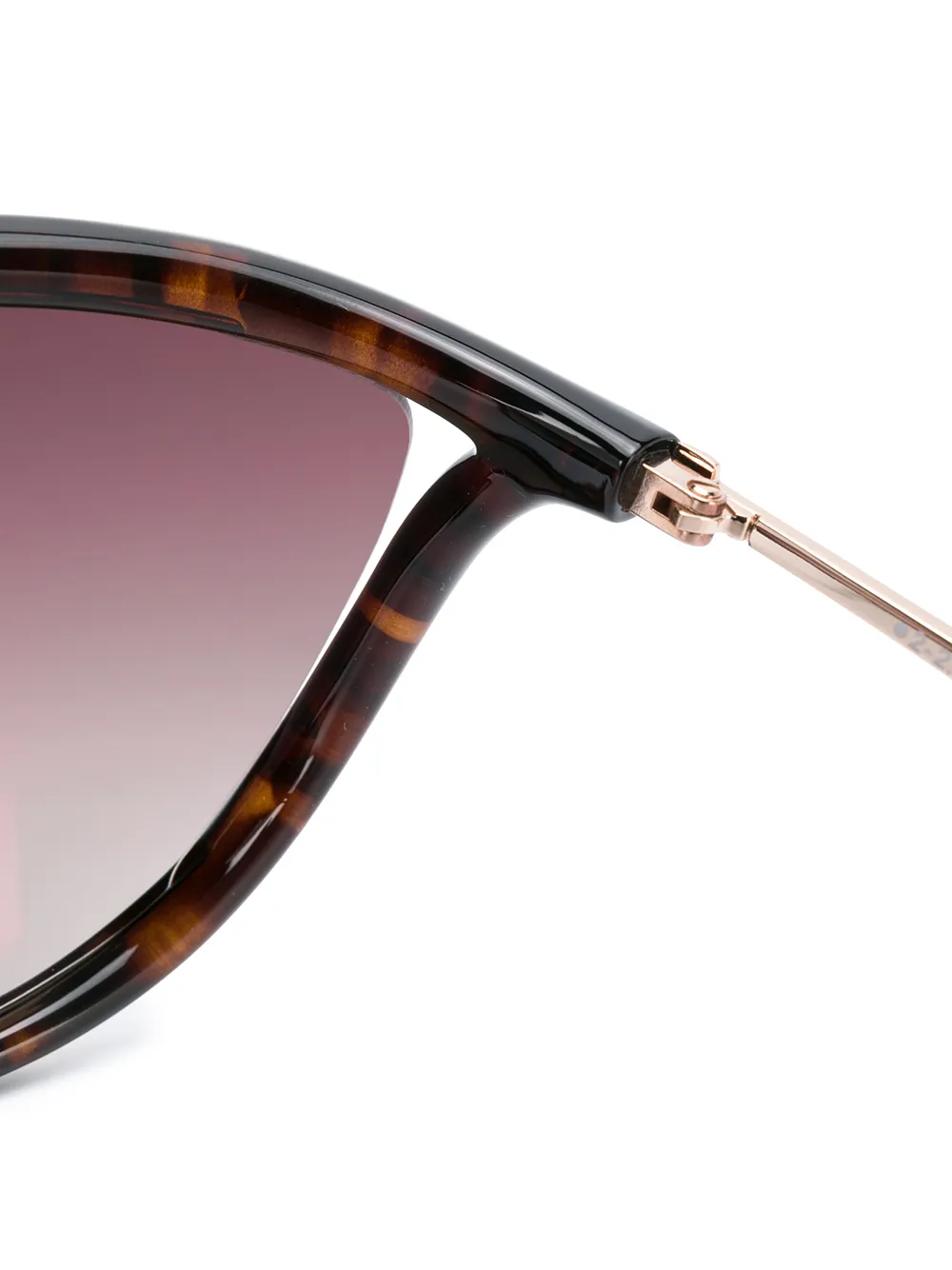 TOM FORD Eyewear Zonnebril met vierkant montuur Bruin