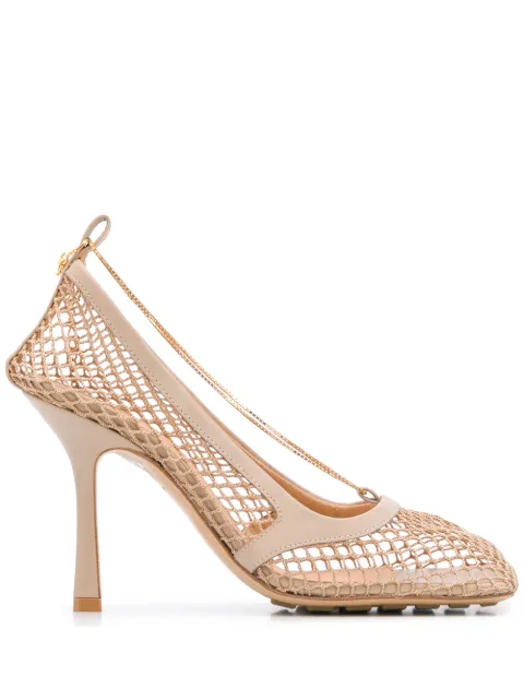 bottega stretch toe heels