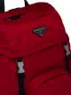 Prada logo plaque backpack