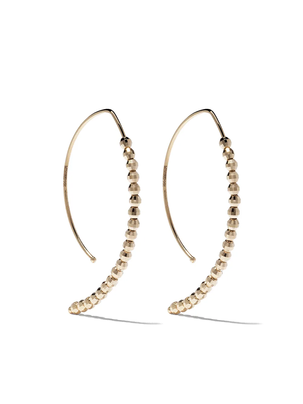 Mizuki золотые серьги Marquis