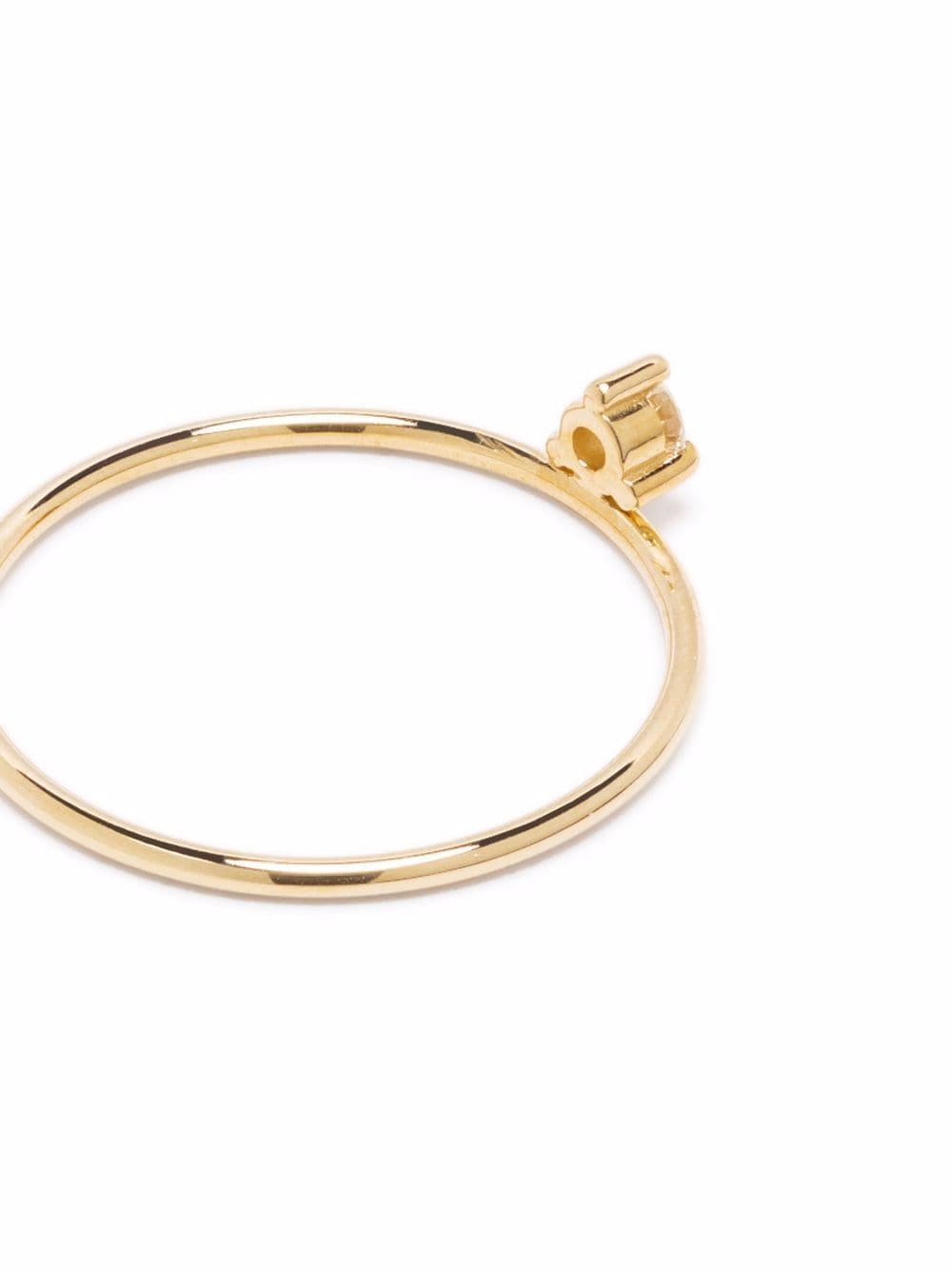 Shop Mizuki 14kt Yellow Gold Diamond Solitaire Ring
