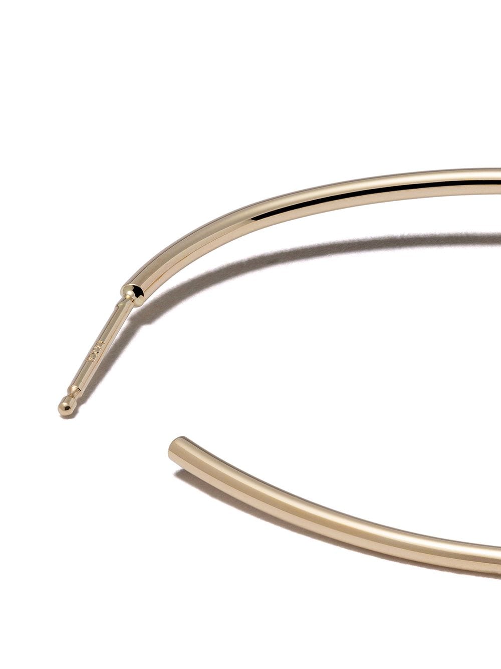 Shop Mizuki 14kt Gold Diamond Hoop Earrings