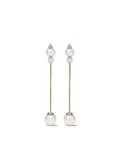 Mizuki 14kt gold Sea of Beauty Kanzashi pearl diamond earrings