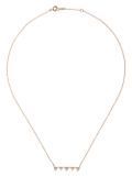 Mizuki 14kt gold diamond necklace