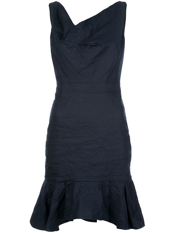 nicole miller pleated dress