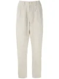 Handred linen straight trousers - Neutrals