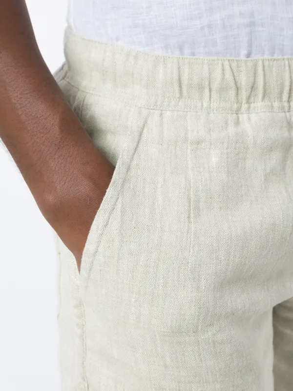 Handred リネン ショートパンツ | ニュートラル | FARFETCH JP