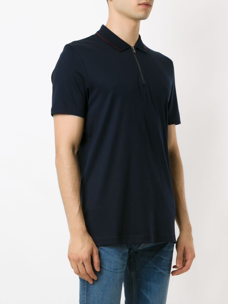 Shop Hugo Boss Regular-fit Polo Shirt In Blue