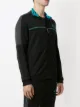 BOSS curved logo zip-up sweatshirt