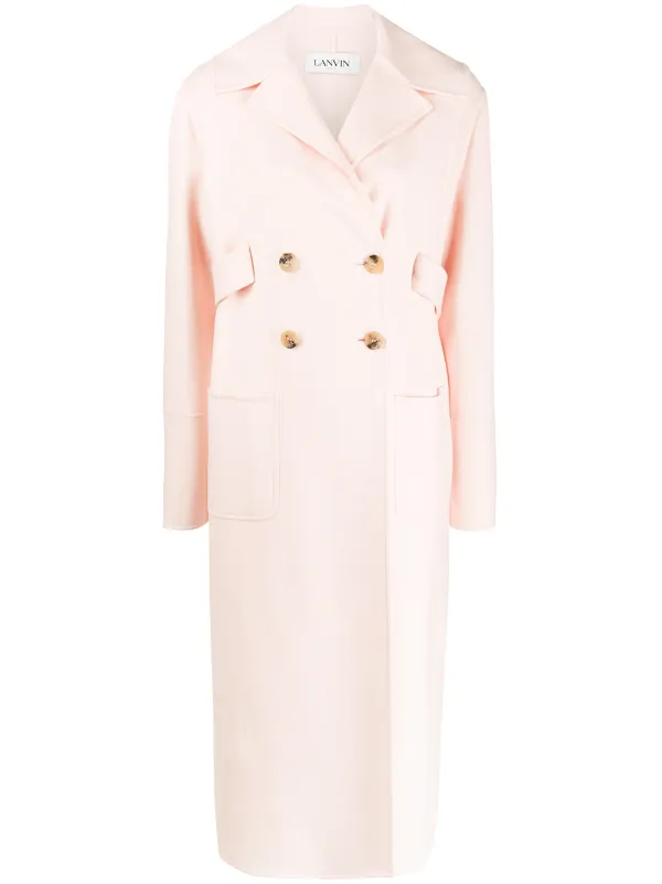 Pink double breasted coat Clearance