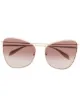 Image 1 of Alexander McQueen Eyewear cat eye frame sunglasses