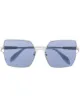 الصورة 1 من Alexander McQueen Eyewear نظارة شمسية بإطار مربع