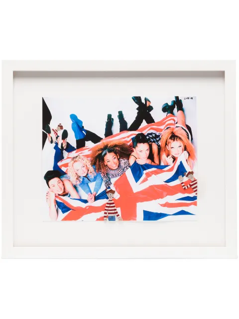 Browns X The Dan Life The Spice Girls embellished wall print (35cm x 41cm)