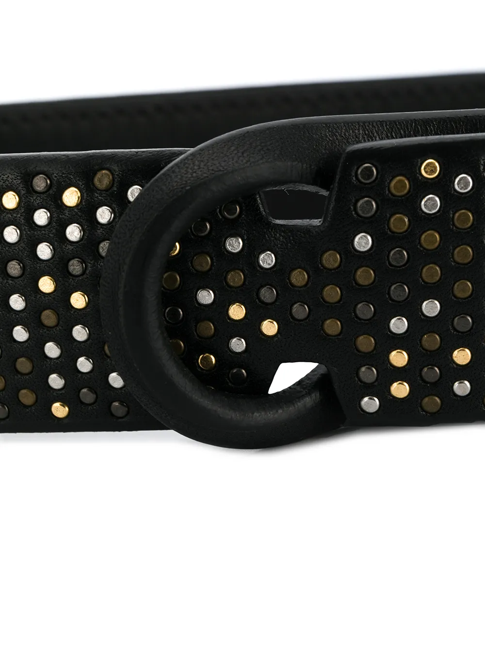 Orciani Riem met studs Zwart