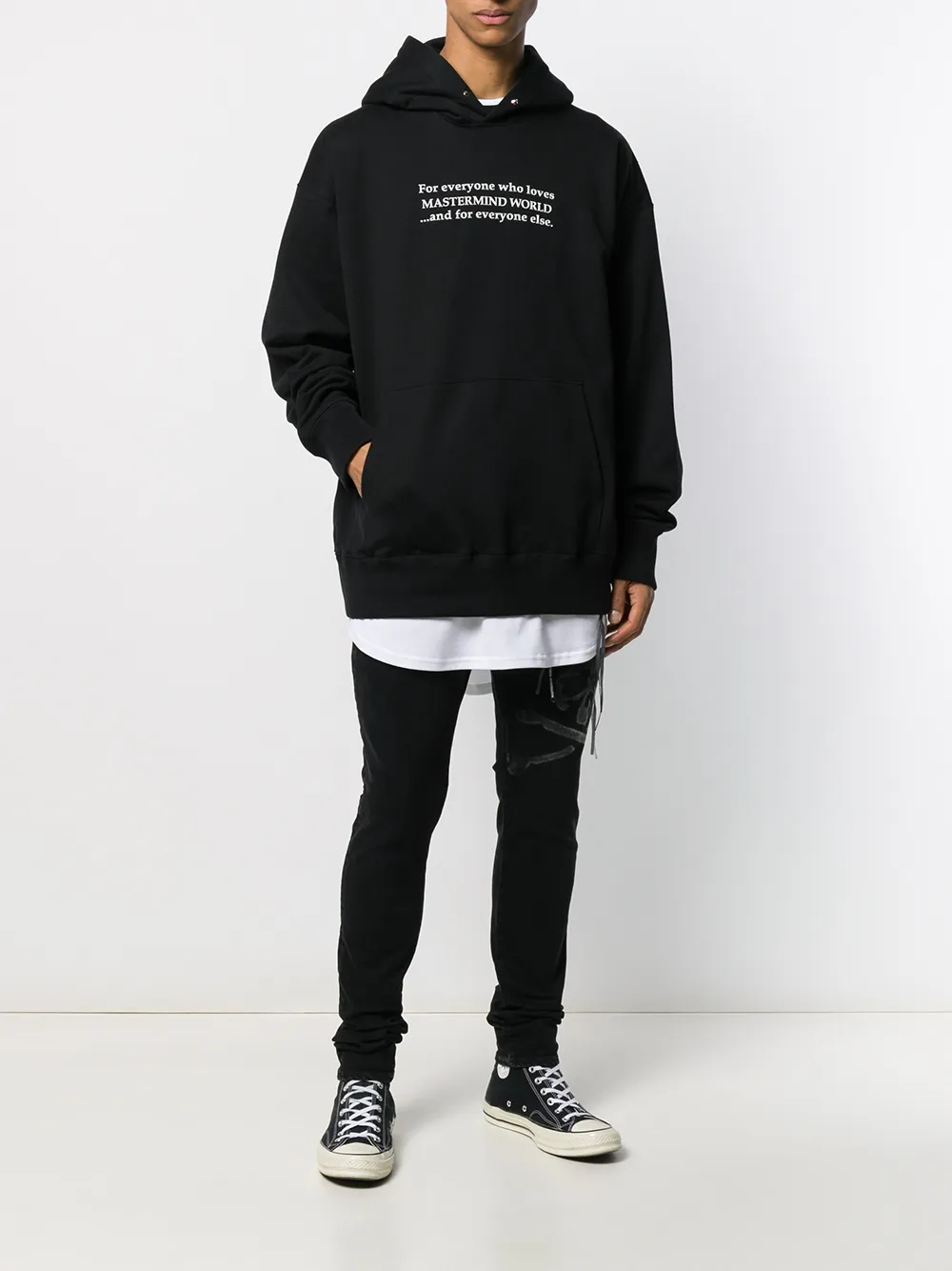 Mastermind World sudadera holgada con estampado gráfico | Hoodies | Image 2