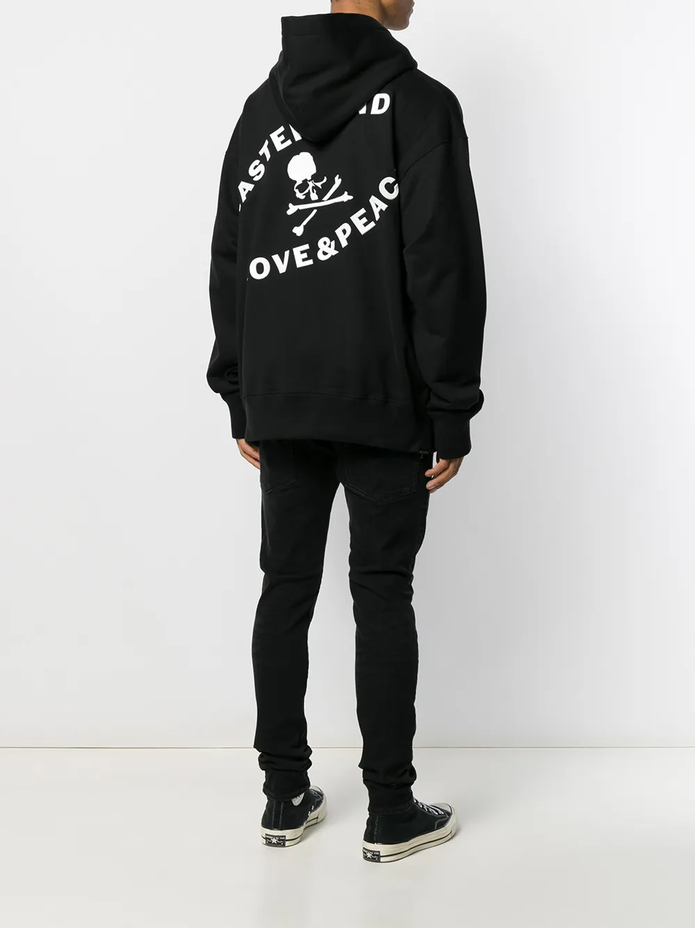 Mastermind World Hoodie met grafische print Zwart