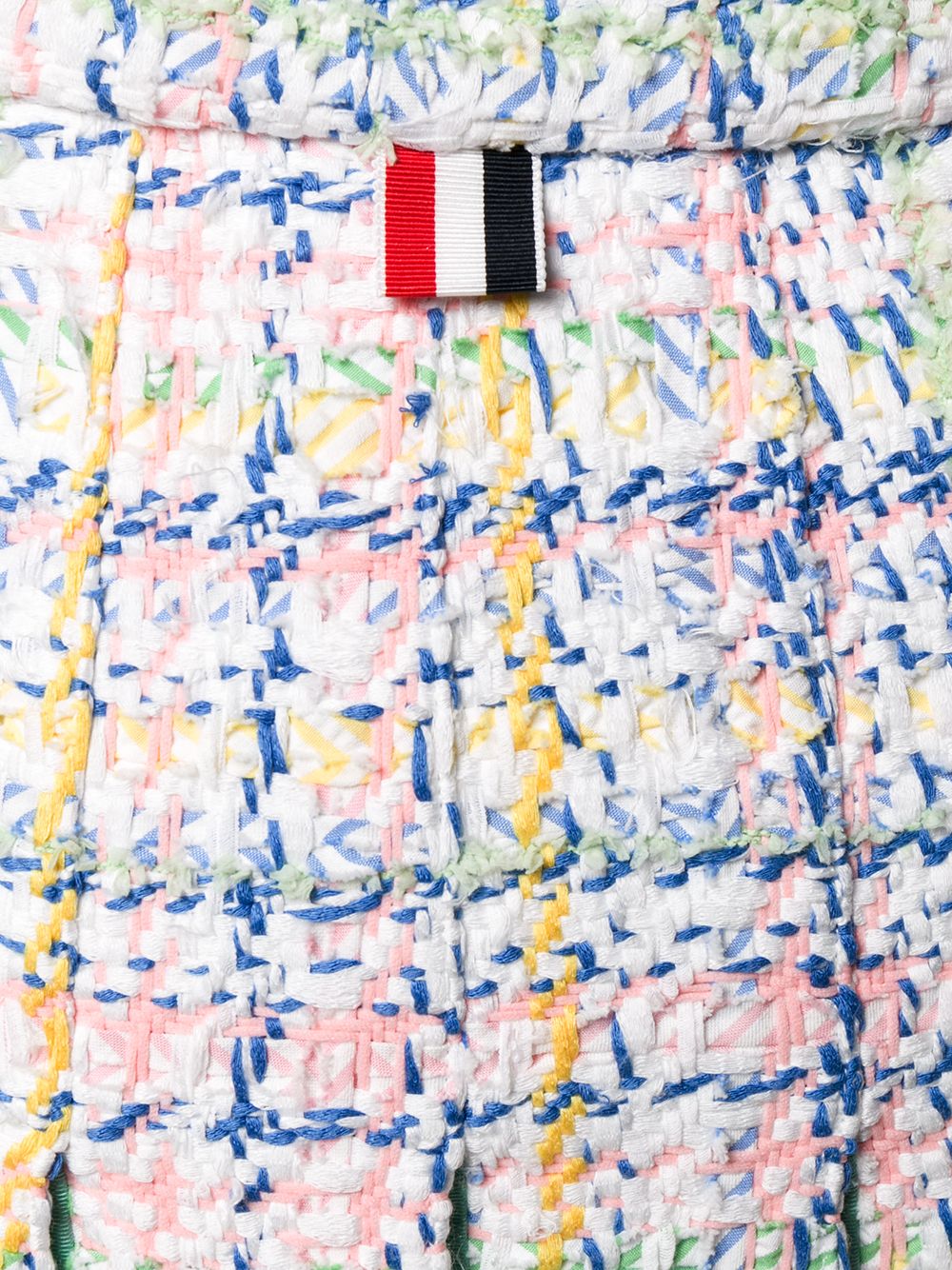 фото Thom browne твидовая юбка миди с плиссировкой