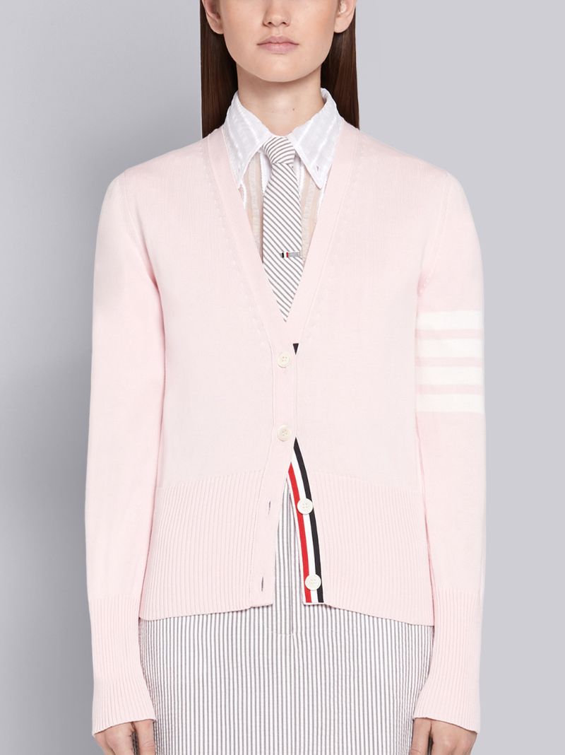 thom browne cardigan pink